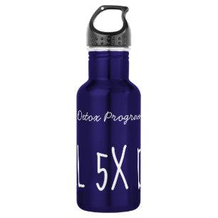 Einfaches Skript Detox Hydration 18oz. Edelstahlflasche