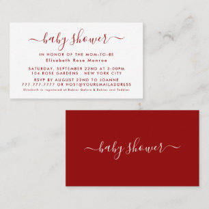 Einfaches Skript - Einladung zum Baby Shower Ticke