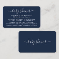 Einfaches Skript - Einladung zum Baby Shower Ticke