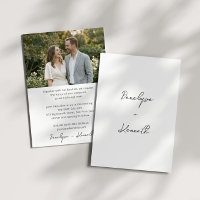 Einfaches Skript Foto Hochzeit Minimalistisch Vers