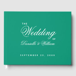 Einfaches Skript für Wedding Emerald Green Gästebuch