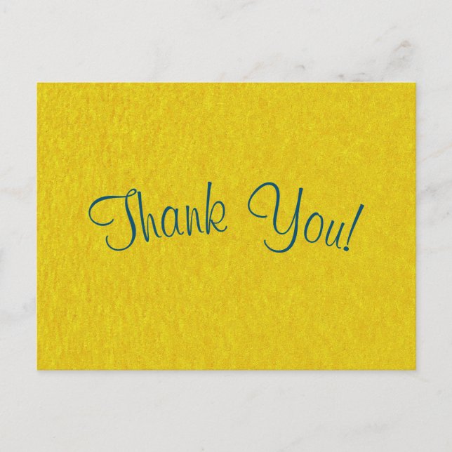 Einfaches Skript - Goldpapyrus Danke Karte (Vorderseite)