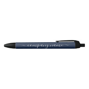 Einfaches Skript - Navy Blue & White - Company/Eve Kugelschreiber