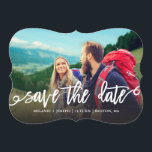 Einfaches Skript-Save the Date-Foto Save The Date<br><div class="desc">Einfache moderne Pinselschrift Save the Date mit Foto</div>