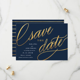 Einfaches Skript speichern von Daten | Navy Blue & Save The Date