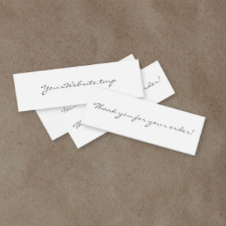 Einfaches Skript Vielen Dank für Ihre Bestellung M Telefonnummerkarte