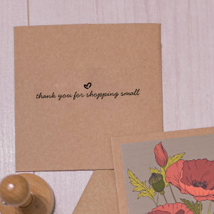 Einfaches Skript Vielen Dank, Packaging Gummistempel