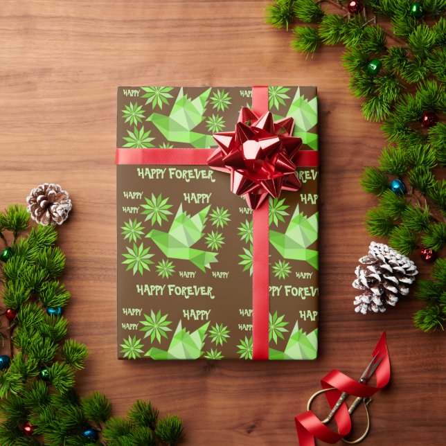 EINFACHES SMART GIFT NEUES JAHR 2024 GESCHENKPAPIER (Feiertagsgeschenk)