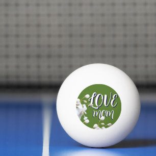 EINFACHES SPEZIELLES LIEBESGESCHENK MUTTER TISCHTENNISBALL