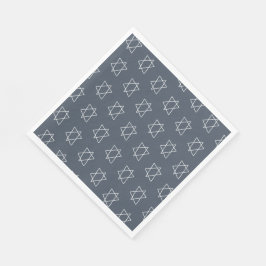 Einfaches Star von David B'nai Bat Bar Mitzvah Serviette