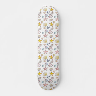 Einfaches süßes Stranddesign Skateboard