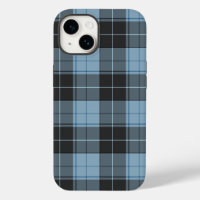 Einfaches Tartan-Muster in hellblau