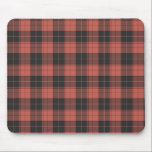 Einfaches Tartan-Muster in Rot Mousepad<br><div class="desc">Einfache Tartan Muster in rot ...  auf Mousepad. Meine eigene Kreation,  basierend auf den ursprünglichen Mustern aus Schottland.</div>