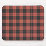 Einfaches Tartan-Muster in Rot Mousepad<br><div class="desc">Einfache Tartan Muster in rot ...  auf Mousepad. Meine eigene Kreation,  basierend auf den ursprünglichen Mustern aus Schottland.</div>