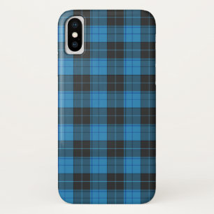 Einfaches Tartanmuster in Dunkelblau Case-Mate iPhone Hülle