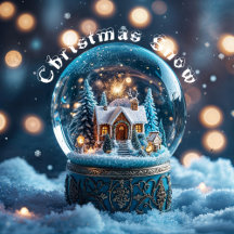 Einfaches traditionelles Weihnachtsschnee
