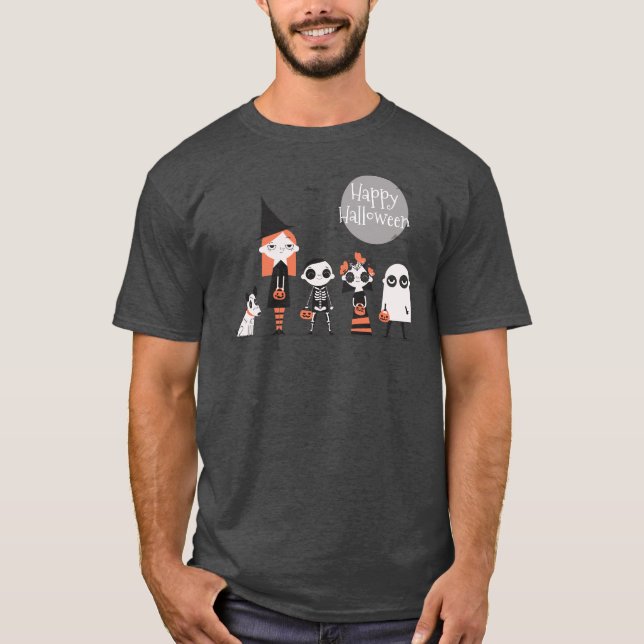 Einfaches und dennoch elegantes Halloween | Shirt (Vorderseite)
