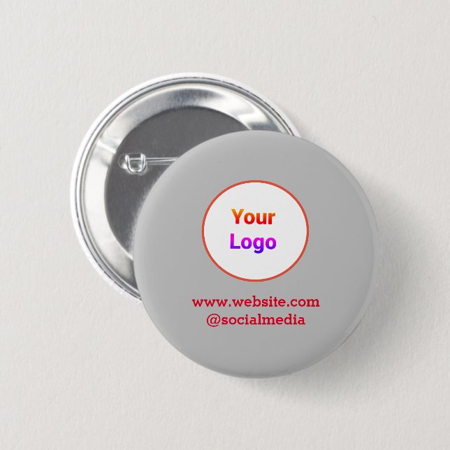 Einfaches und elegantes Logo für die Firma C Button (Vorne & Hinten)