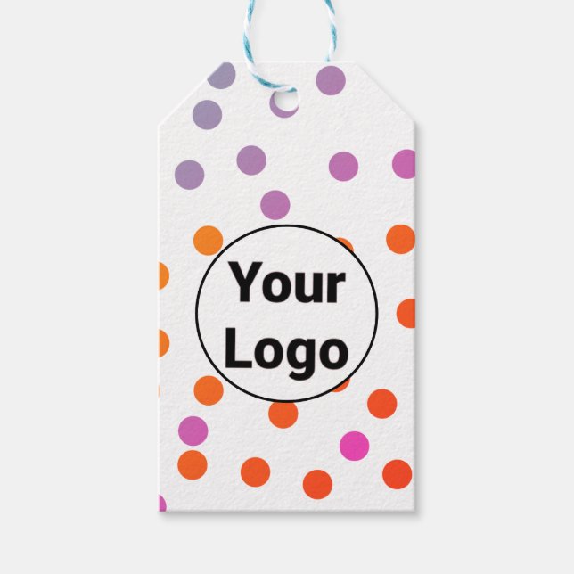 Einfaches und elegantes Logo für die Firma Geschenkanhänger (Vorderseite)