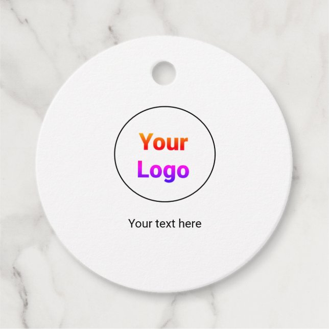 Einfaches und elegantes Logo für die Firma Geschenkanhänger (Vorderseite)