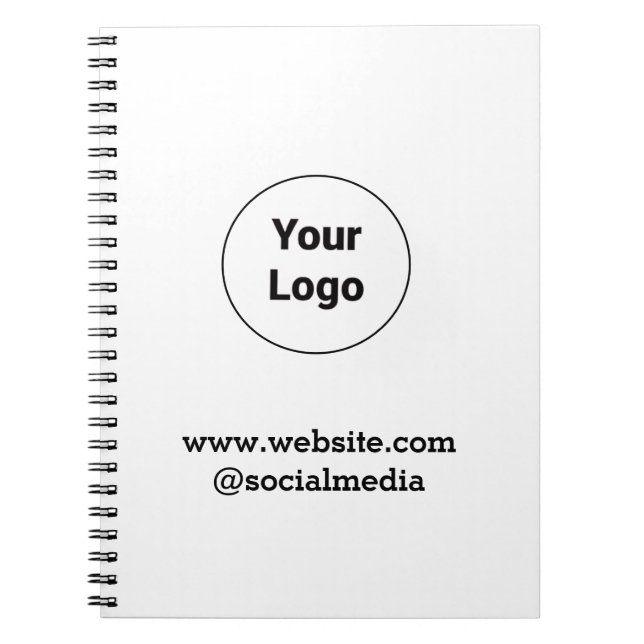 Einfaches und elegantes Logo für die Firma Notizblock (Vorderseite)
