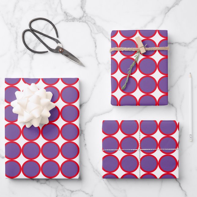 Einfaches und elegantes Logo Geschenkpapier Set (Vorderseite)
