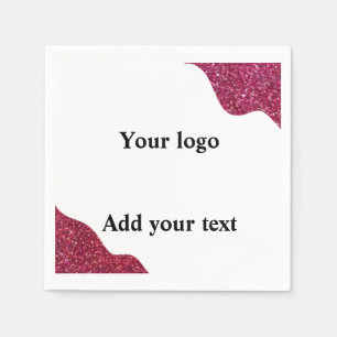 Einfaches und elegantes Logo hier Serviette