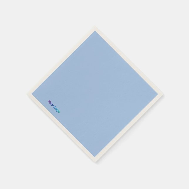 Einfaches und elegantes Logo Serviette (Ecke)