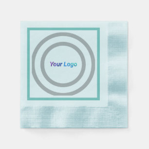 Einfaches und elegantes Logo Serviette