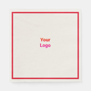 Einfaches und elegantes Logo Serviette