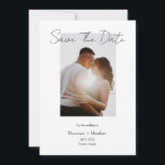 Einfaches und schickes Foto Save The Date<br><div class="desc">Made for you!</div>