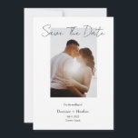 Einfaches und schickes Foto Save The Date<br><div class="desc">Made for you!</div>