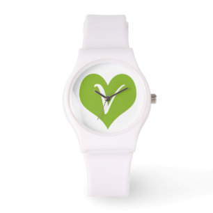 Einfaches Veganes Symbol Armbanduhr