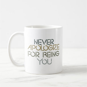 Einfaches Vertrauen Stilvoll kühl modern strahlend Kaffeetasse