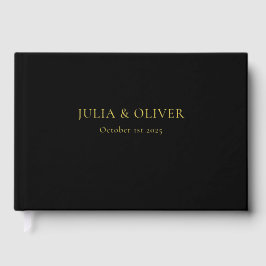 Einfaches Wedding Guest Book, Linen Wedding Guest  Gästebuch