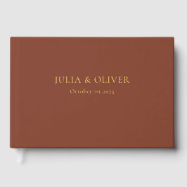 Einfaches Wedding Guest Book, Linen Wedding Guest  Gästebuch
