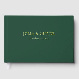 Einfaches Wedding Guest Book, Linen Wedding Guest  Gästebuch