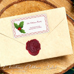 Einfaches Weihnachts-Adressetikett Adressaufkleber<br><div class="desc">Bringen Sie eine Touch Freude und Personalisierung in Ihre Weihnachtsbriefe mit unseren Custom Simple Merry Christmas Address Labels. Diese Labels, die sorgfältig von den talentierten Händen von Mylini Design entworfen wurden, bereichern Ihre Urlaubsszenarien mit einer exquisiten Kombination aus Einfachheit und Eleganz. Die Labels verleihen Ihren Weihnachtskuversen einen praktischen, aber ästhetischen...</div>