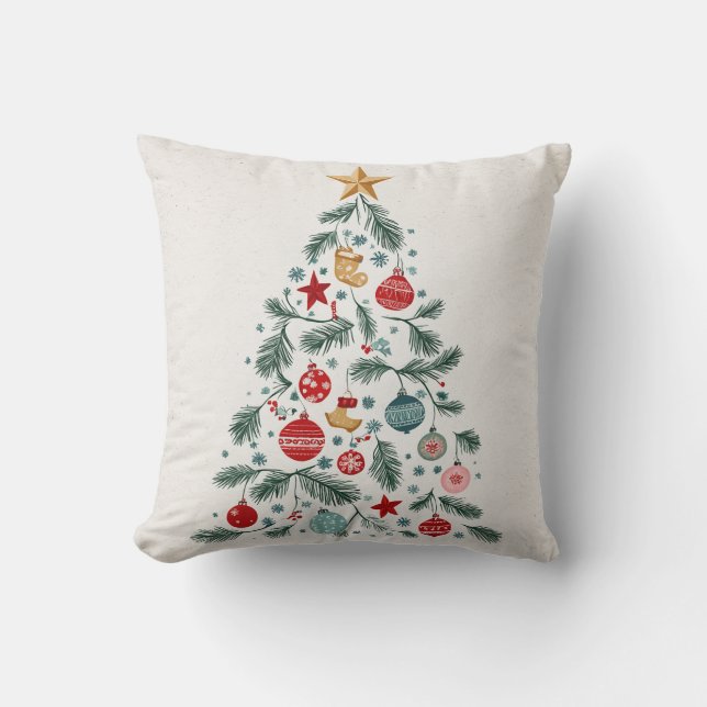 Einfaches Weihnachtskissen Kissen (Vorderseite)