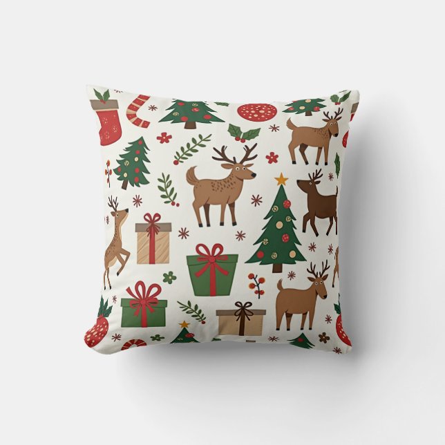 Einfaches Weihnachtskissen Kissen (Vorderseite)