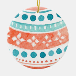 Einfaches Weihnachtsmuster für Wasserfarben | Orna Keramik Ornament