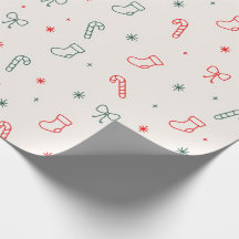 Einfaches Weihnachtspapier