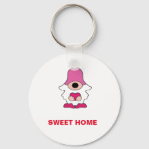 EINFACHES WEISSES GENOMMEN SWEET ZUHAUSE MAGNET
