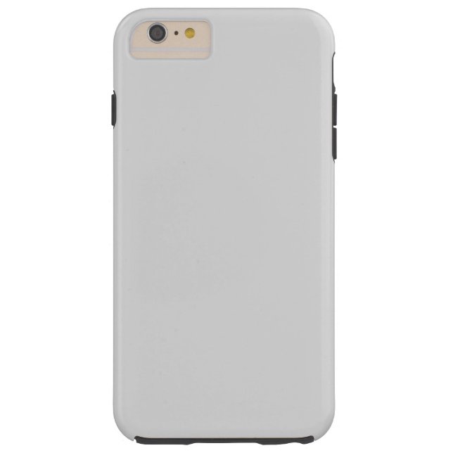 Einfaches weißes graues Ombre schlichtes Case-Mate iPhone Hülle (Rückseite)