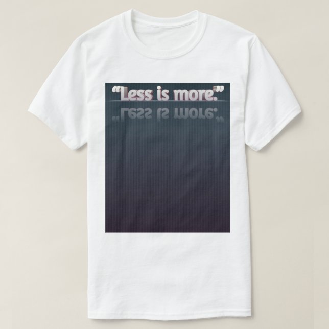 Einfaches weißes T-Shirt  (Design vorne)