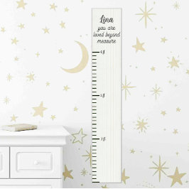 Einfaches Weißholz jenseits von Wachstumsmessung Poster