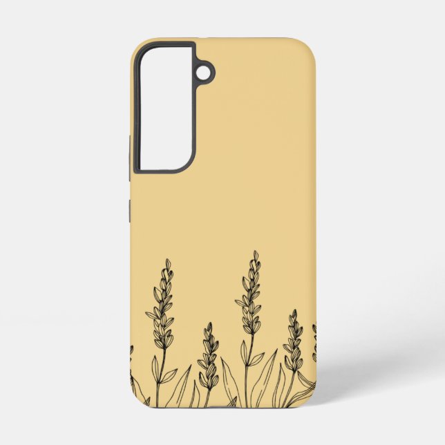 Einfaches Weizen Samsung Galaxy Hülle (Rückseite)