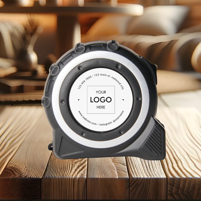 Einfaches White-Logo Maßband (Von Creator hochgeladen)