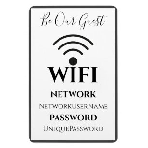 Einfaches WiFi-Schild Magnet
