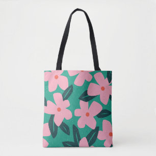 Einfachheit der Blumen: Abstrakte Schönheit Tasche